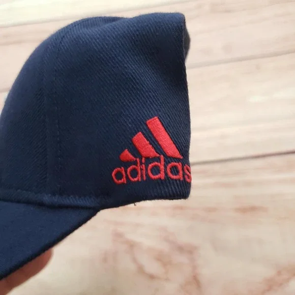 New Jersey Nets Hat Cap Strap Back One Size‎ Navy NBA Basketball Adidas Mens - Picture 4 of 8